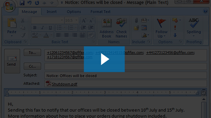 05 - Send and receive multiple faxes simultaneously